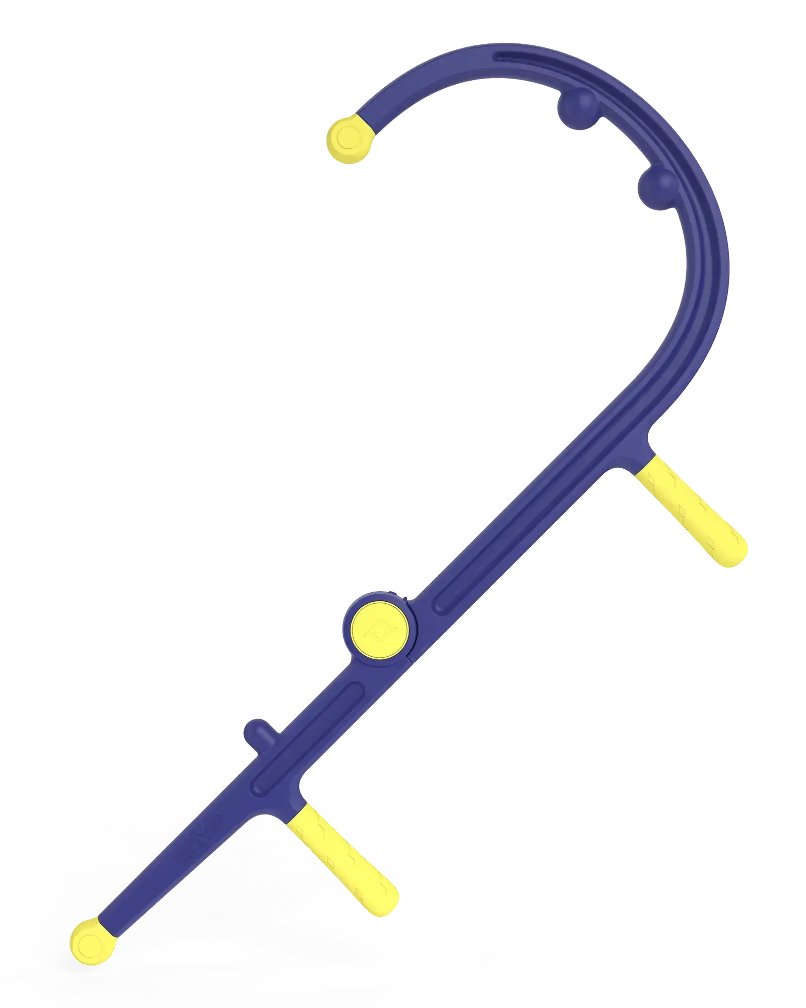 EQYP Q-Tech Muscle Massage Hook - Foldable Back, Neck & Shoulder Massager for Knots & Deep Pressure