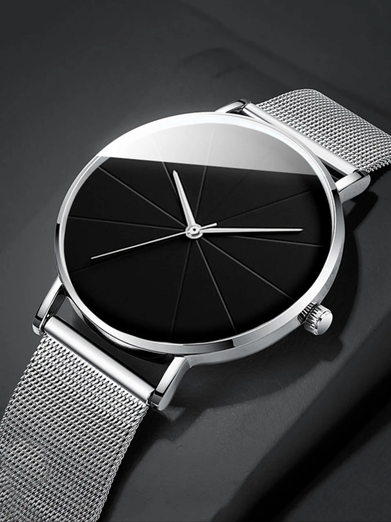 Men's Business Fashion Round Dial Analog Quartz Wristwatch, with Box, Business Fashion Watches, Fashion Watch for Party, Daily Decor, Trendy All-match & Exquisite Watch for Birthday Gift, Fashionable Analog Watch