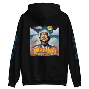 African Heritage Style Nelson Mandela Black History Legends Dream Be Different Affirmation Unisex Hoodie