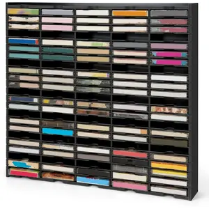 115-Slot Cassette Tape Storage Organizer Rack, Wall Mount Cassette Tape Holder, Audio Cassettes Display Shelf, Ideal Gift for Cassette Collectors