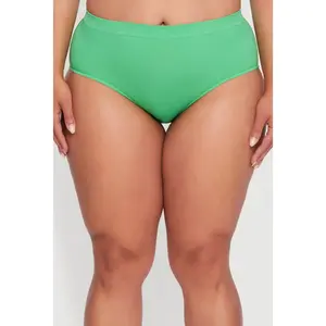 Plus Size High Waisted Seamless Hipster Panty