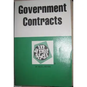 USED Book - Government Contracts (NUTSHELL SERIES) by KEYES (Paperback) - english