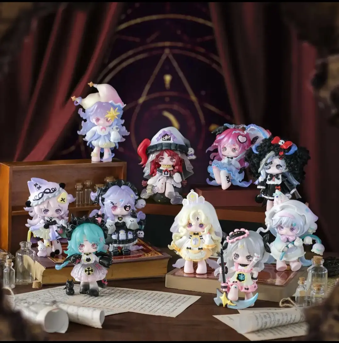 Ninita Witch Revelation Series Blind Box, Cute Sorceress Figurine & Mystical Desktop Decor, Enchanted Collectible Gift for Girls and Magic Lovers