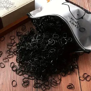 High Elastic Hair Ties with Storage Bag, 1100pcs/set Durable Hair Ties, Hair Accessories Sets for Women & Girls, Heatless Styling Tools for Daily Use
