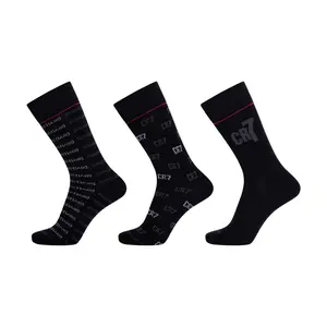 CR7 Men's Cotton Blend 3-Pack Fashion Socks, multicolor