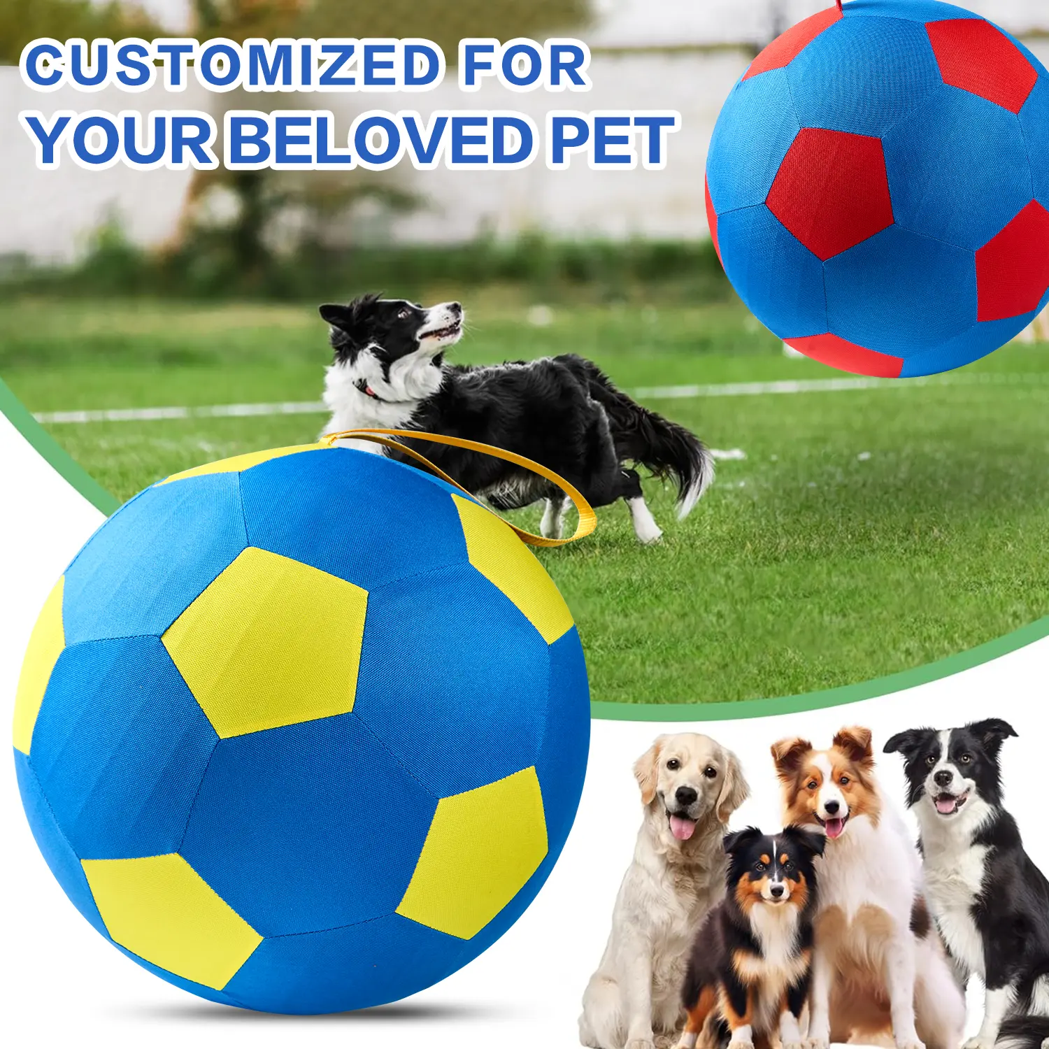 Durable pet outdoor toy ball, shepherd balls in three sizes, suitable for lawns and swimming pools, the top choice for dogs to chase while swimming, safe and explosion-proof design, interactive dog toy