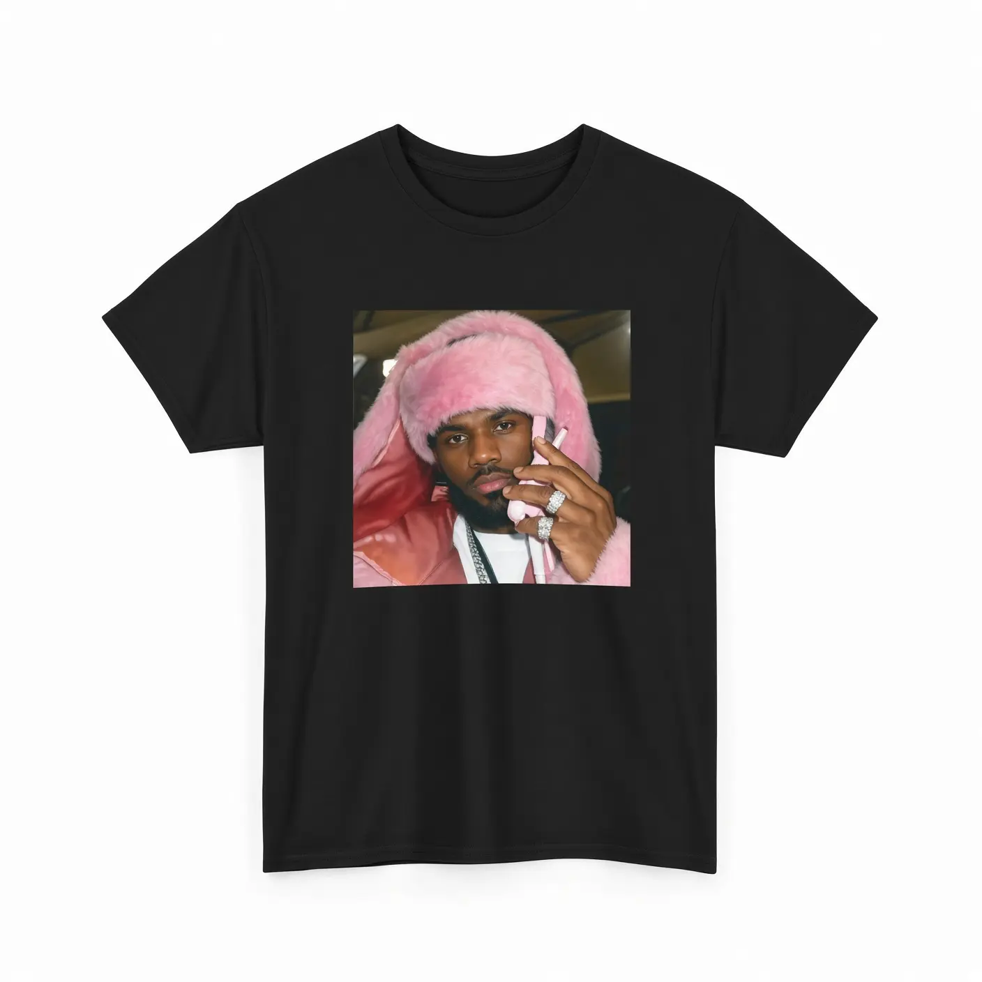 Lebron Pink Hat T-Shirt