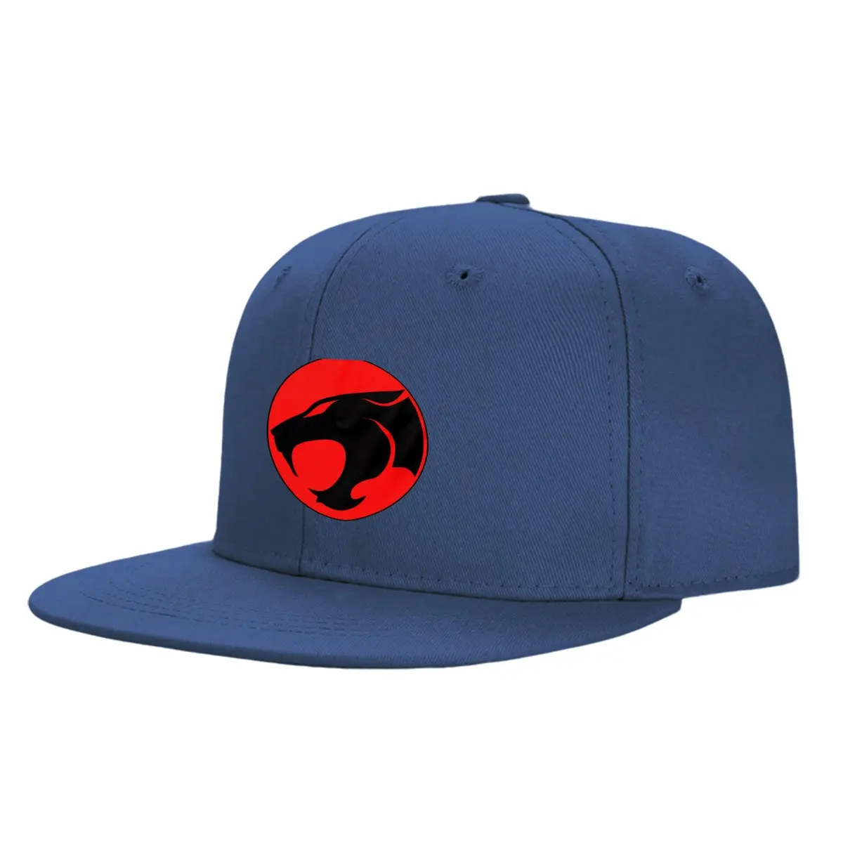 Unisex Adjustable Snapback Hat, Black Panther Geometric Graphic Cap, Breathable Outdoor Sports & Beach Hat summerwins