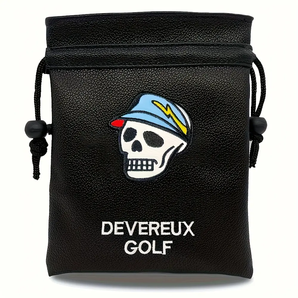 Portable Golf Ball Bag with Drawstring Seal, Ideal Gift for Golfers, Men & Women, Unique Present for Fathers Day, Boyfriend Gifts