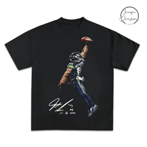 Adult & Youth Jaxon Smith-Njigba JSN Dunk Seattle Football T-Shirt, Vintage Player Graphic Tee, Men & Women Game Day Wear, Fan Shirt, Unisex Sport Tee