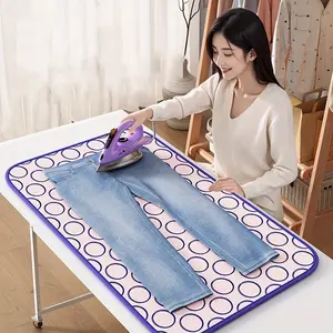 High Temperature Resistant Household Dormitory Handheld Steam Folding Ironing Mat Ironing Pad Cloth High Temperature Resistant Heat Insulation Mat Garment Steamer Mat