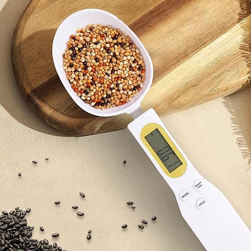 【FaddishDeal】500g / 0.1g electronic measuring spoon scale, household small kitchen weighing spoon, measuring handheld, measuring utensils Cover, food scale