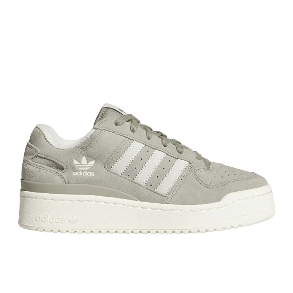 adidas Womens Forum Bold Stripes Lace Up Sneakers Shoes Casual - Grey adidas Womens Forum Bold Stripes Lace Up Sneakers Shoes Casual - Grey