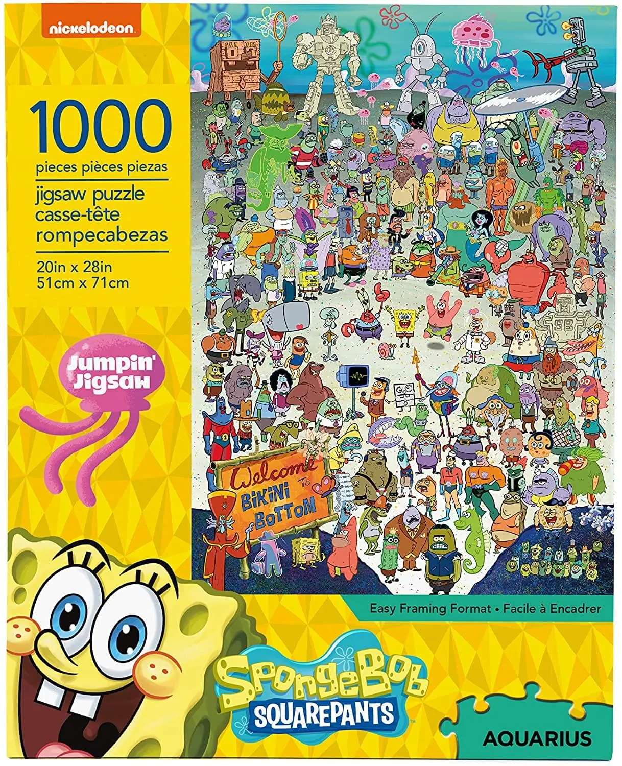 SpongeBob SquarePants Cast 1000 Piece Jigsaw Puzzle SpongeBob SquarePants Cast 1000 Piece Jigsaw Puzzle