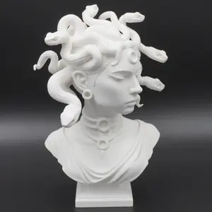 Medusa Bust - Mythis 3D Printed Shelf Sculpture