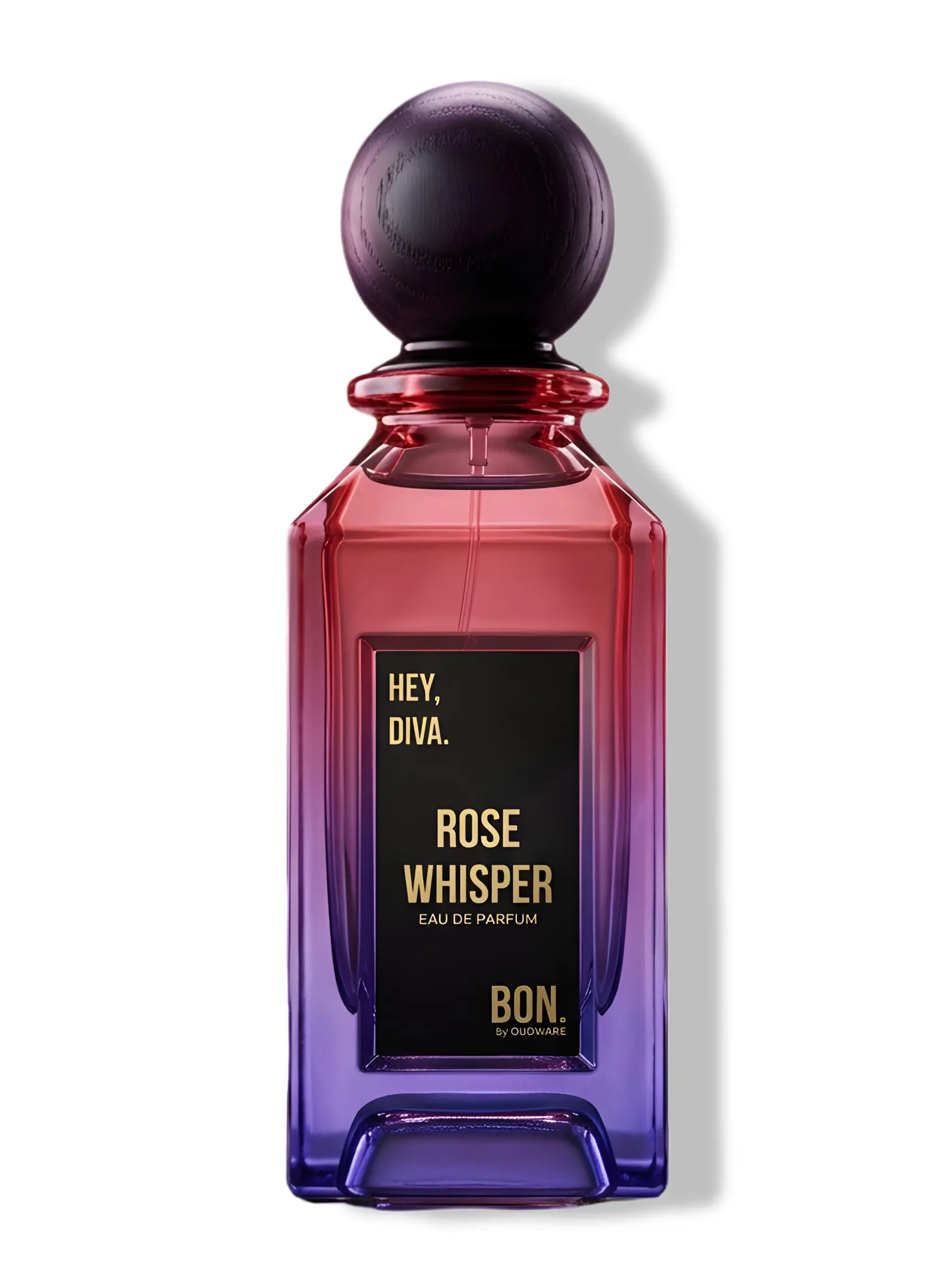 Bon By Oudware Rose Whisper Eau De Parfum (100ml/3.4 Oz) - Floral Women Perfumes, Long Lasting EDP Sprays for Women with Red Fruits, Rose, Musk Notes