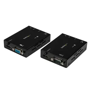 StarTech ST121HDBTL HDbaseT Certified HDMI Extender with IR Extender, HDMI Booster, 210 ft - Tech Accessories for Computers & Office Network Components