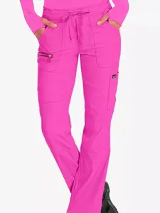 koi Lite Peace Women's 6-Pocket Drawstring Scrub Pants
