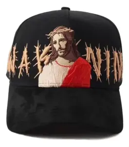 G5 Quality Black Adjustable Cap M, Jesus Edition