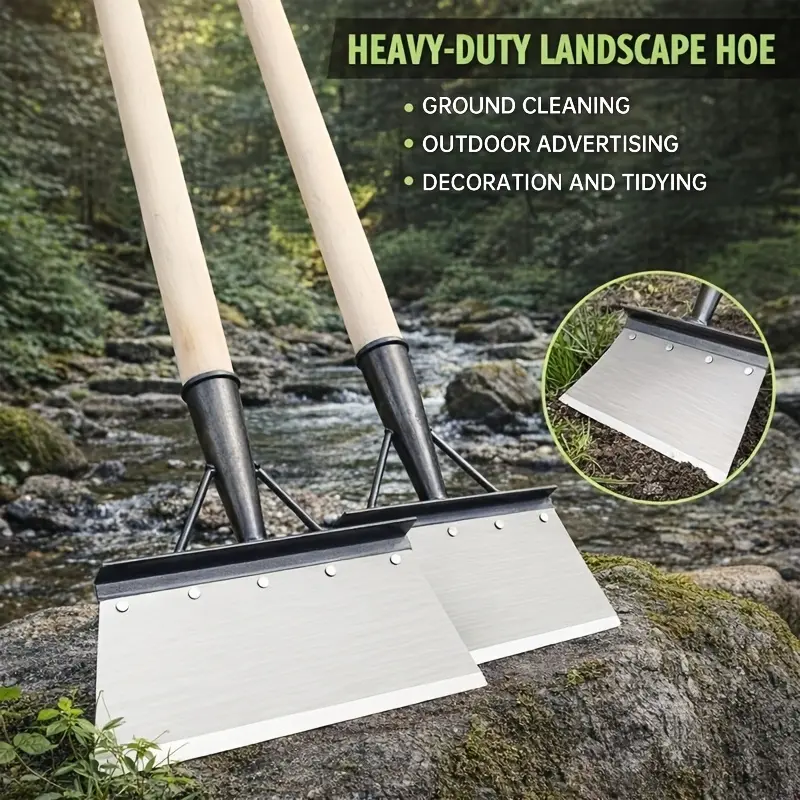 Heavy-duty Manual Weeding Tool - Garden Tools High-efficiency Weeding Device with Sharp Blade for Root Removal - Suitable for Gardens, Farms, Lawns, And Vegetable Patches - Durable Carbon Steel Construction - Portable Weeder with Spray-coated Finish