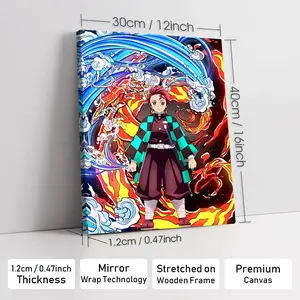 Wooden Framed Canvas Painting, Family Glamorous Image Poster, Animal Design, Modern Art, Fashion Poster, Living Room Bedroom Decoration, Hallway Office Mural, Ornaments