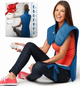 Heating Pad for  and  and , Gifts for Women Mom Wife Christmas Birthday, 2.7lb Weighted Heating Pad for  , 6 Heat Settings, 4 Timers Auto-Off, 22" x 37" Blue
