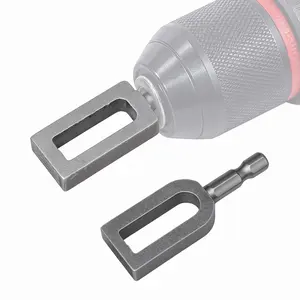 GJAHSH Professional Rebar Tie Wire Twisting Tool for Drills - 2PCS Heavy Duty Steel Wire Twister with 6mm Hex Shank for Construction and Fencing Projects fathersdaygift