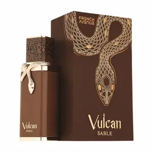 Vulcan Sable Eau de Parfum by French Avenue 100ml Long Lasting Perfume for Men & Women with Unique Snake Design long-lasting arabian woman