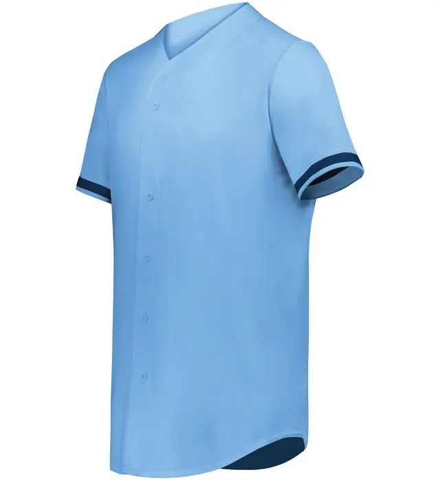 Augusta Sportswear Cutter+ Unisex Fitted Full-Button Short Sleeve Baseball & Softball Jersey - 4-Way Stretch Flexible Polyester Mix, Moisture Wicking, Breathable, Quick Dry, UPF 50+ Professional Game Wear, Sporty Chic Fit, Short Sleeve Tops, Full Buttons,