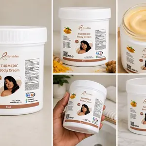 Byenblan Turmeric Body Cream - 8 oz Moisturizing Body Care for Dry Skin, Quick-Absorbing Formula to Lock in Moisture