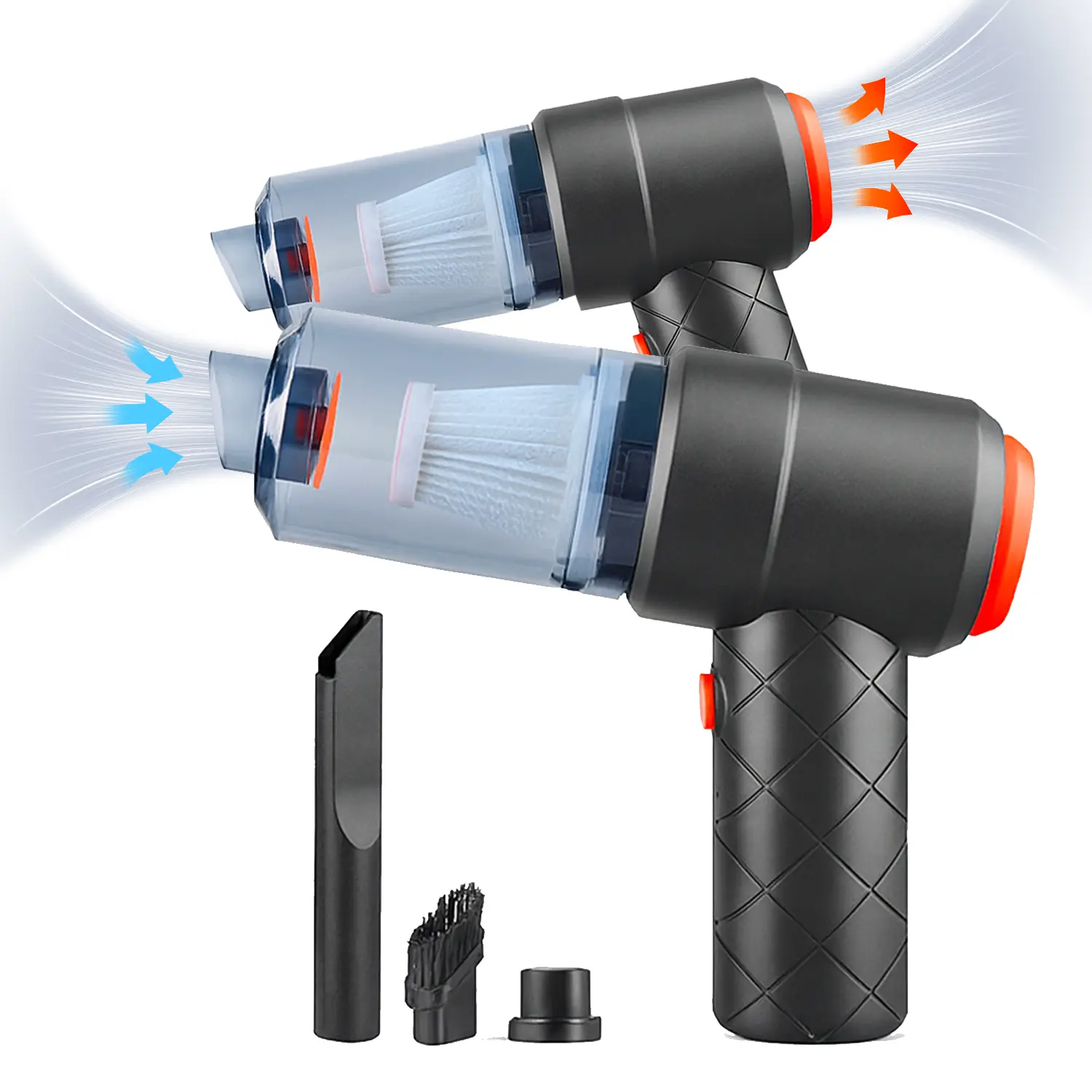 120W Powerful Suction Cordless Handheld Vacuum Cleaner - USB Rechargeable, Multifunctional, Portable Wet & Dry Car Accessories Tool for Home, Car Use, Cars Accessories