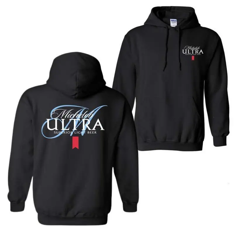 Women's Ultra-Light Beer Pattern Polyester Biker Pullover Hoodie - Longsleeves, Classic Casual Daily Wear, Work Outfit, Thanksgiving/Chinese New Year Gift, Fashionable Unisex Top