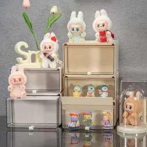 Figure Display Storage Box, Desktop Organizer Drawer, Collectible Figure Showcase Cabinet, Essential Item for Figurine Enthusiasts