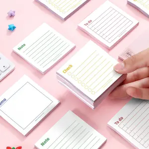 Multi-Format Sticky Notes Set, To-Do List, Checklists, Notebooks, 4 Designs, Self-Stick, Office, School, Planner, Desk Organization
