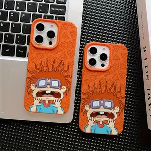 1PC Cartoon Cute R-Rugrats Fun Phone Case, Full-Cover Shockproof Protective Case, Compatible with iPhone 17/16/15/14/13/12/11/X/XS/XSMAX, a gift for friends, family, and yourself.
