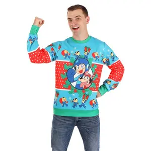 Adult Mega Man Christmas Sweater
