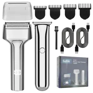 Electric Hair Trimmer Kit, 10pcs/set Hair Trimmer with Limited Comb & Charging Cable & Cleaning Brush & Lubrication Oil, Great for Men Stylists