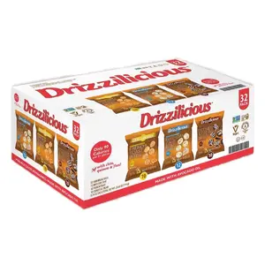 Drizzilicious Variety Pack 0.74 oz 32 pk Made with Avocado Oil Low Calorie Snacks Food