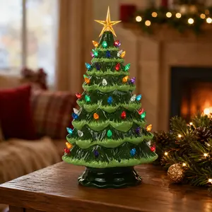 Green Ceramic Christmas Tree - Large