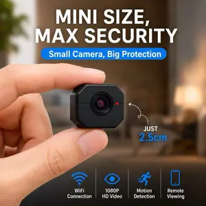 Mini WiFi Security Camera 1080P HD Smart Home Monitoring Camera Portable Indoor Camera