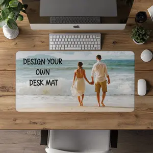 Custom Photo Mousepad,  Office Themed New Mom Gift, Photo Mat Custom, Vacation Photo Gift, Engagement Photo Gift, Personalized Deskmat