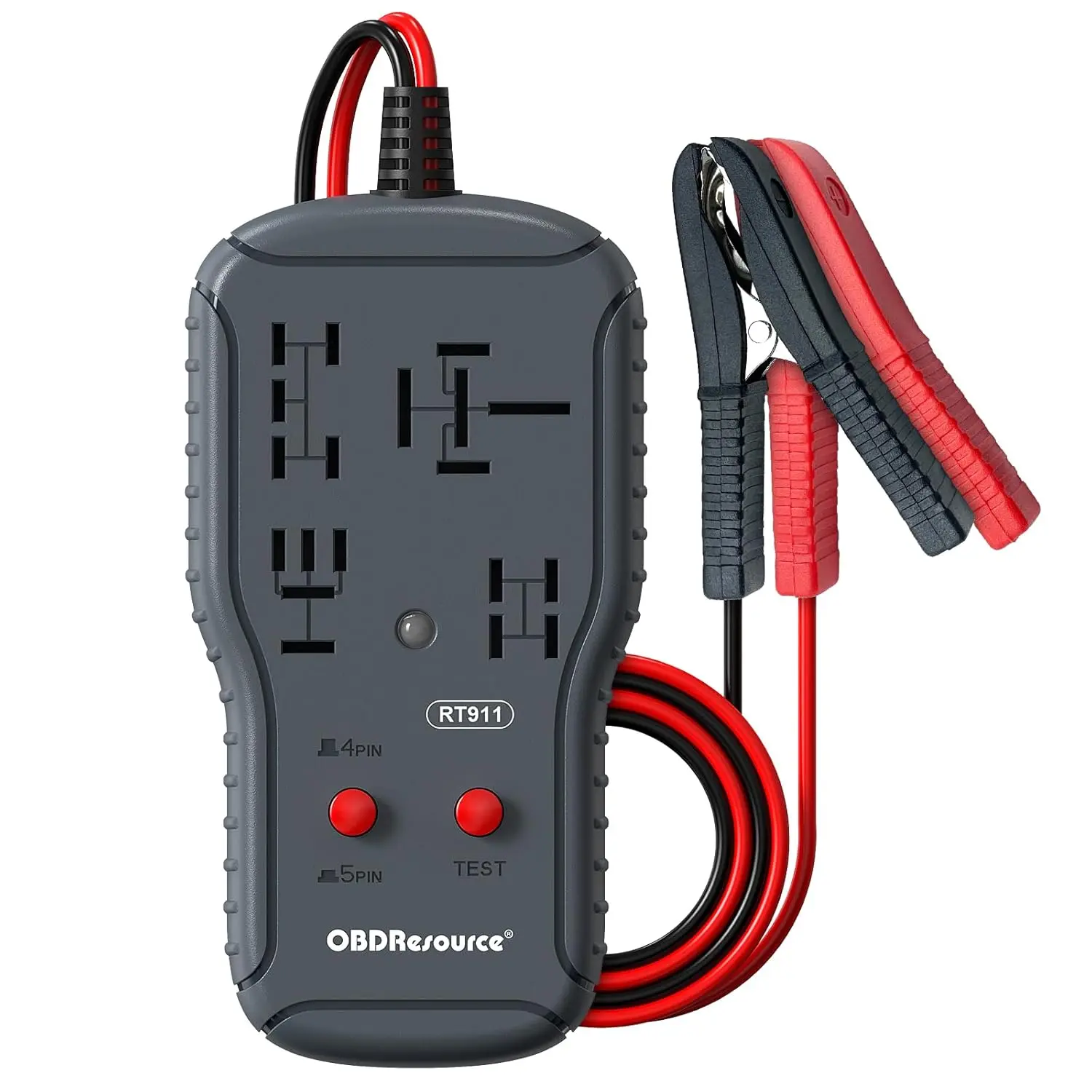 OBDResource RT911 Super Relay Tester 12V/24V Automotive Relay 4Pin 5Pin