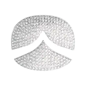 Rhinestone Decor Car Steering Wheel Decoration, Car Interior Decoration Accessories, Fashion Car Accessories for Women, DIY Car Decoration Accessories for Mazda