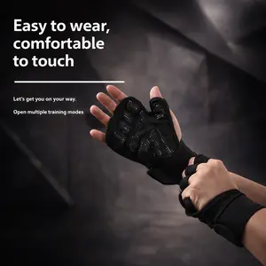 Workout Gloves for Men and Women, Exercise Gloves for Weight Lifting, Cycling, Gym, Training, Breathable and Snug fit