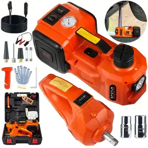 5 Ton/ 11023 LBS Hydraulic Jack Lift With Electric Impact Wrench, Car Electric Jack/Tire Impact Wrench Tire Repair Kit For SUV And Truck, Heavy Duty Hydraulic Jack