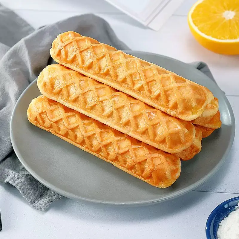 Geely Lejinji Breakfast Waffle Bread Various Flavors 12 Pack 380g Snack Toast