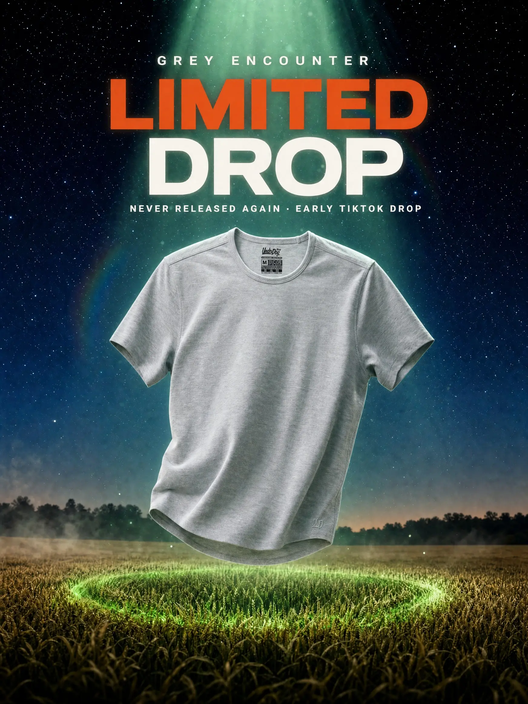 UndrDog Hemp & Bamboo T-Shirt for Men - PFAS Free, 4X Stronger Than Cotton, Fitted Crew Neck Tee, Breathable Moisture Wicking, Holds Shape 100+ Washes - Black