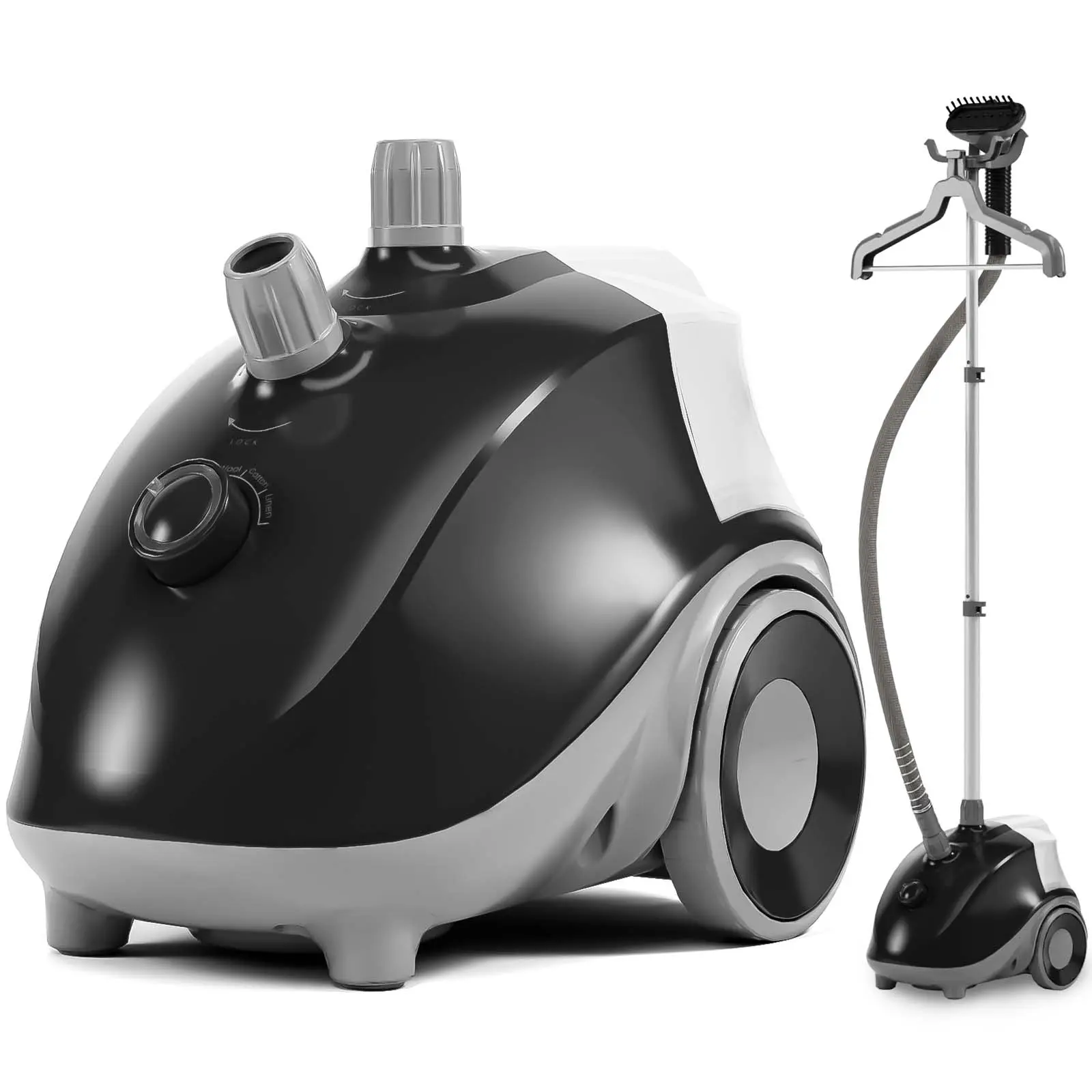Standing Garment Steamer, 1500W Professional Wrinkle Remover, 1.7L Water Tank for 55 Min Continuous working,  Heats in 45 Seconds