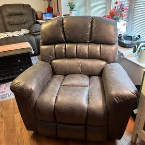 [TikTokShopBlackFriday]EBELLO Large electric lift sofa for the elderly, imitation leather massage recliner with heating function