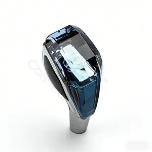 Universal Crystal Gear Shift Knob LED Touch Activated Rechargeable